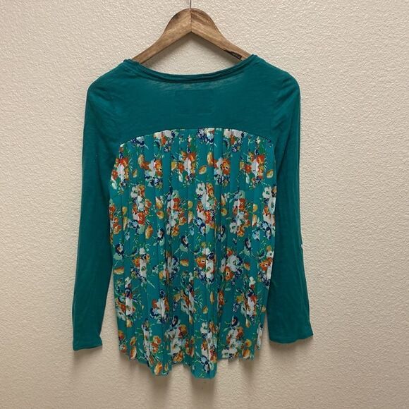 Anthropologie Paper Locket Pleated Back Swing Top Small - Picture 5 of 5